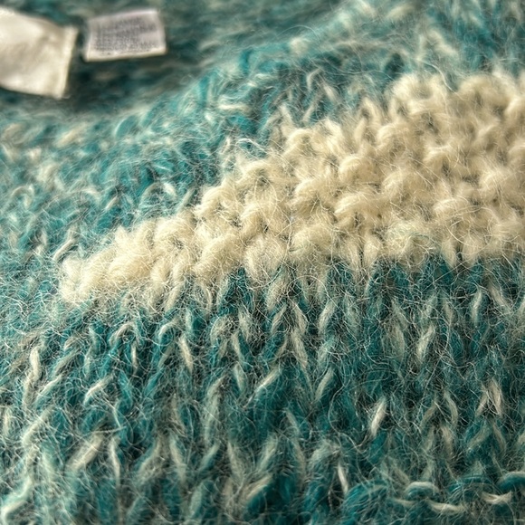 Vintage Wool Blend Conspiracy Sweater Size Medium Gorgeous Knit Pattern Korea - Picture 4 of 16